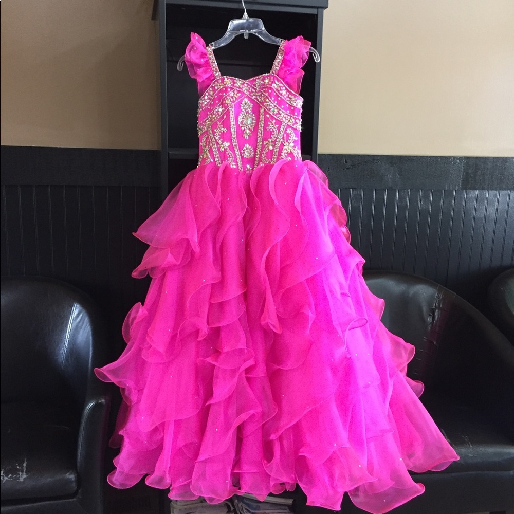 ❤️Dimitra Designs Pageant dress size 10 girls.
